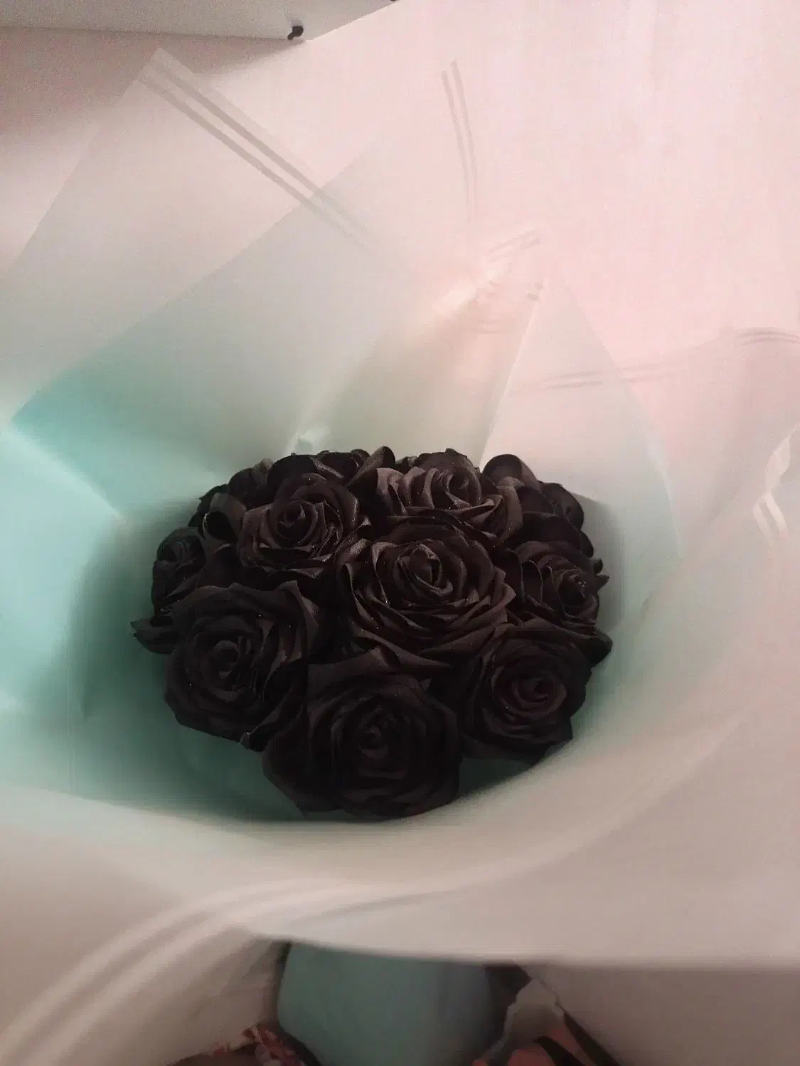 دسته گل ربانی ۱۴شاخه ای|گل مصنوعی|گناباد, |دیوار