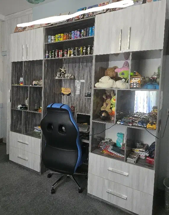 کمد دیواری|کتابخانه، شلف، قفسههای دیواری|رفسنجان, |دیوار