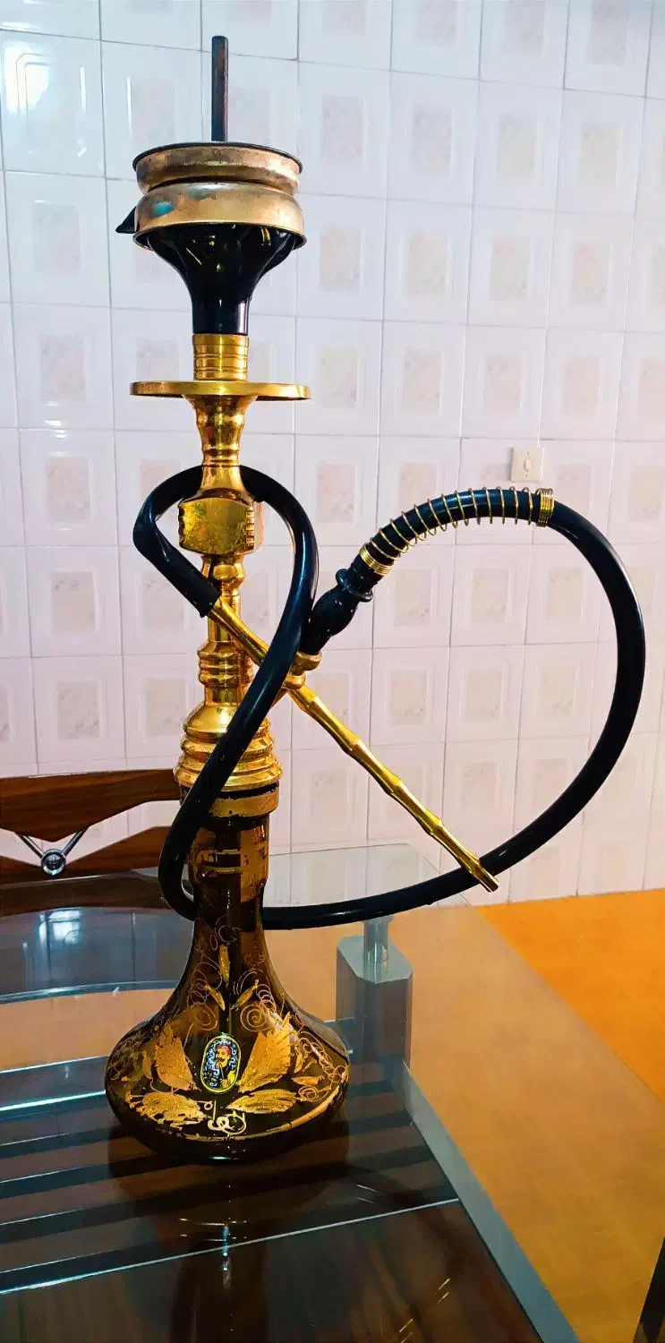 قلیان برنجی طلایی|کلکسیون و سرگرمی|مریوان, |دیوار