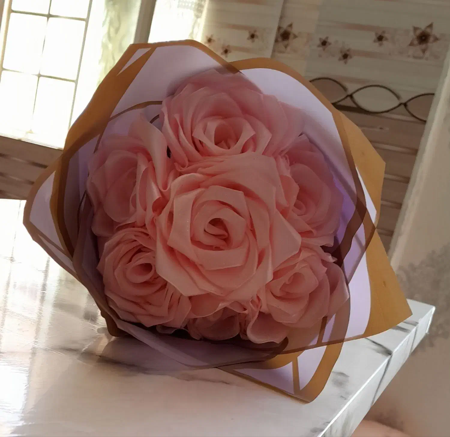 گل روبانی|گل مصنوعی|دورود, |دیوار