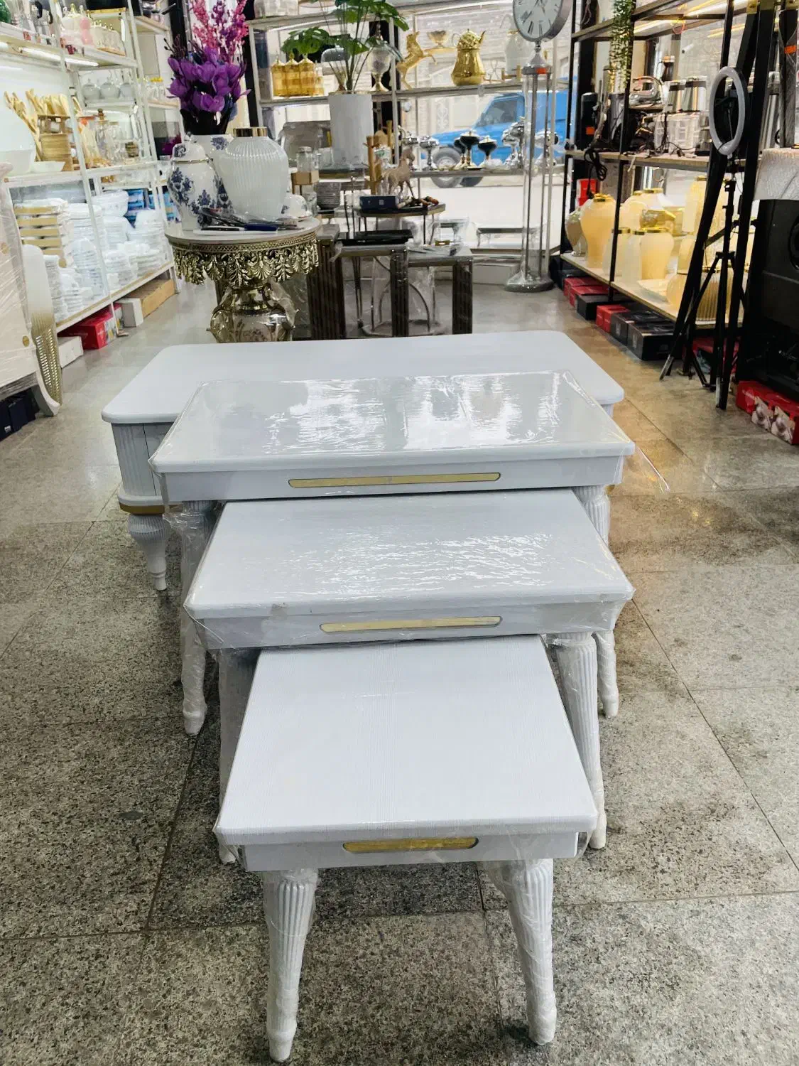 جلو مبلی 4 تکه نو|مبلمان خانگی و میز عسلی|میاندوآب, |دیوار