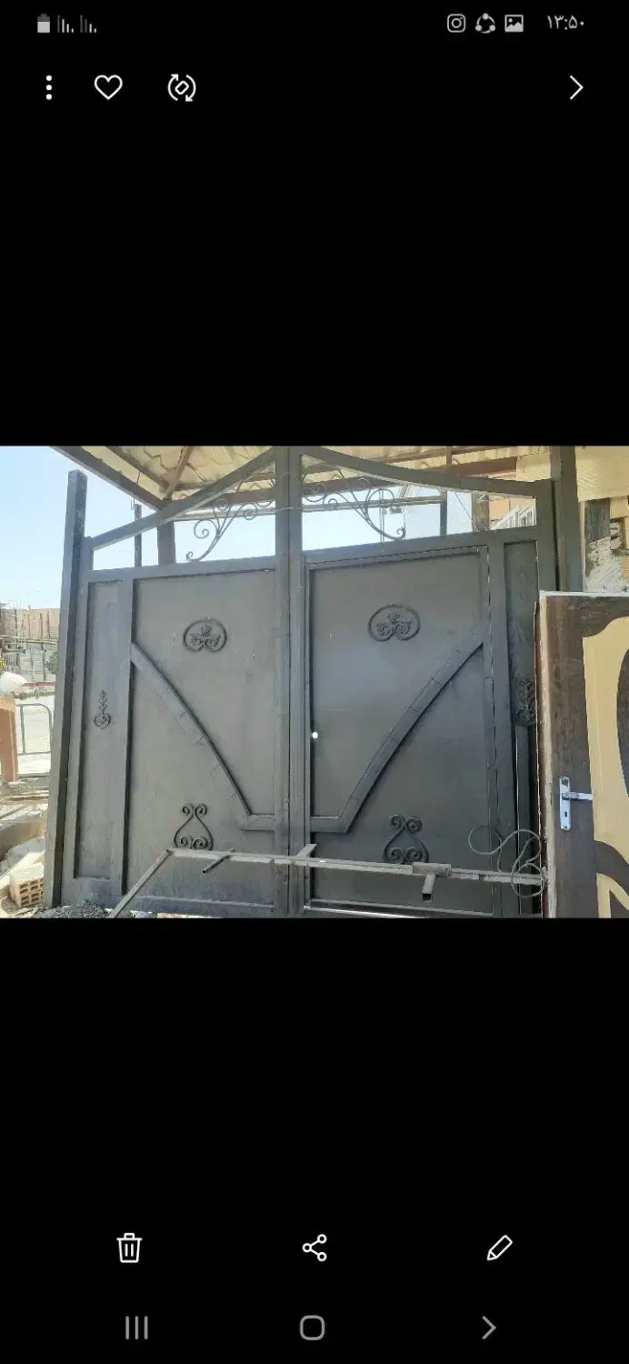 جوشکاری سیار ساخت در پنجره فرم نرده اسکلت شیروانی|خدمات پیشه و مهارت|رامجین, |دیوار