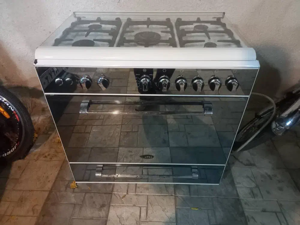 فروش گاز ۵ شعله لوفرا ایتالیایی چدنی|اجاق گاز و لوازم برقی پخت‌وپز|کوهسار (البرز), |دیوار