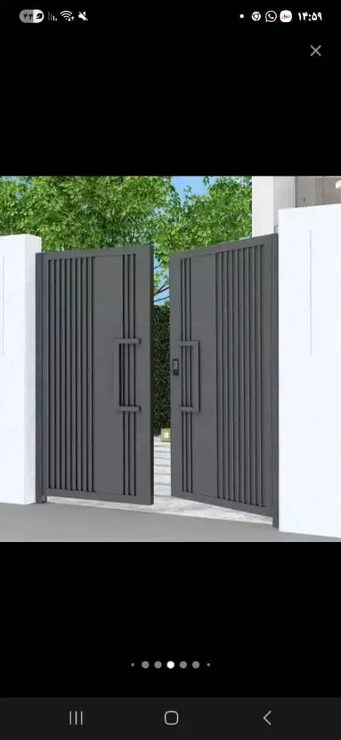 درب کیت کتی باغی درب فرفورژه باغی کد۹۰۹۰|مصالح و تجهیزات ساختمان|رشت, علی آباد|دیوار