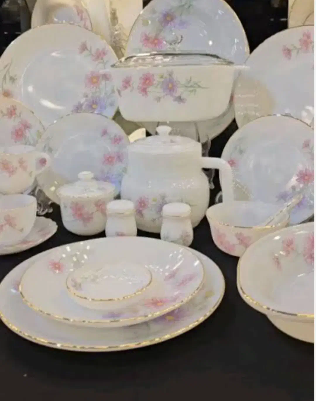 سرویس چینی پیرکس آرکوپال آمریکایی اصل|ظروف سرو و پذیرایی|کرمان, |دیوار