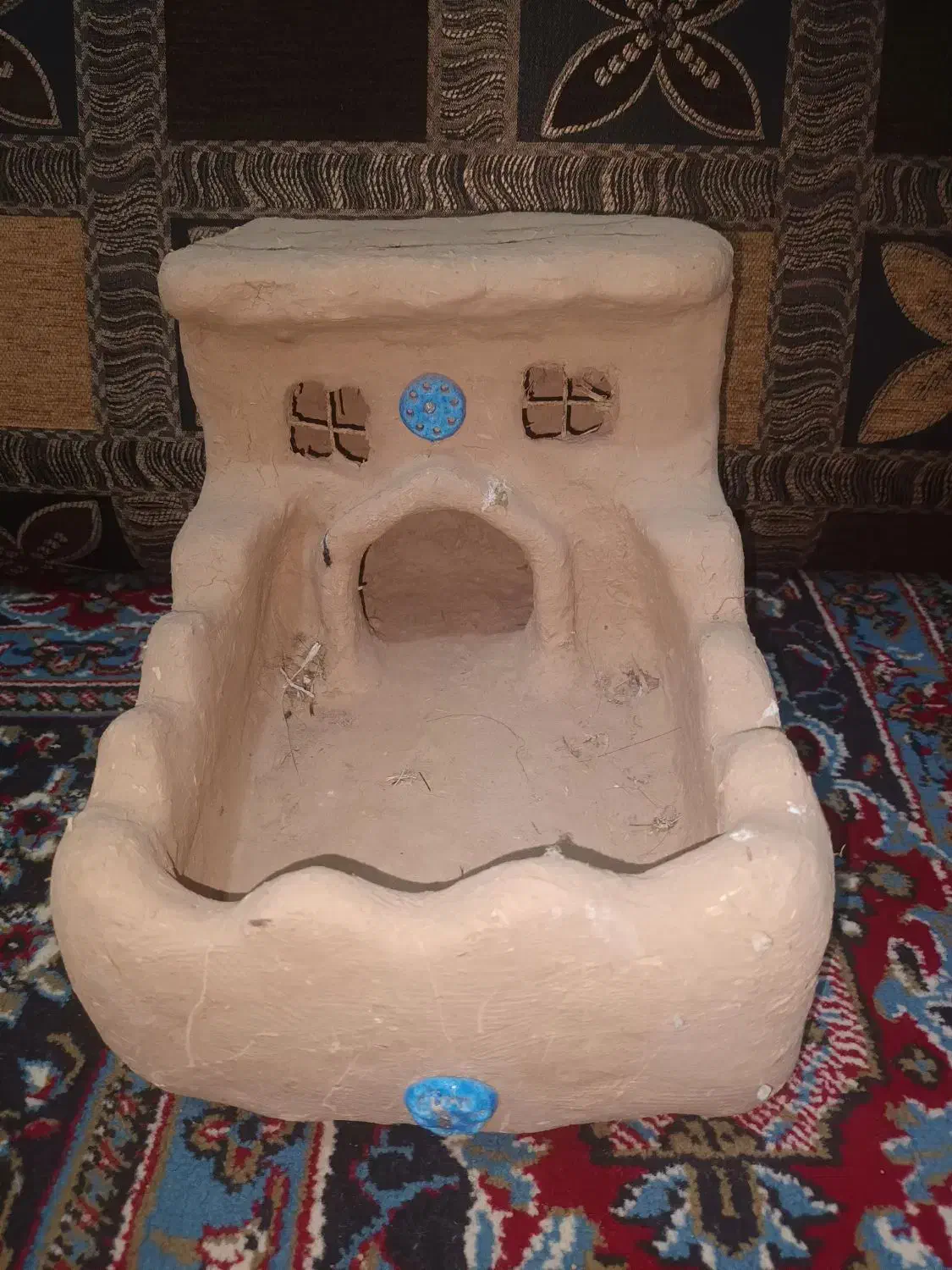 منقل گلی|صنایع دستی و سایر لوازم تزئینی|آبدانان, |دیوار