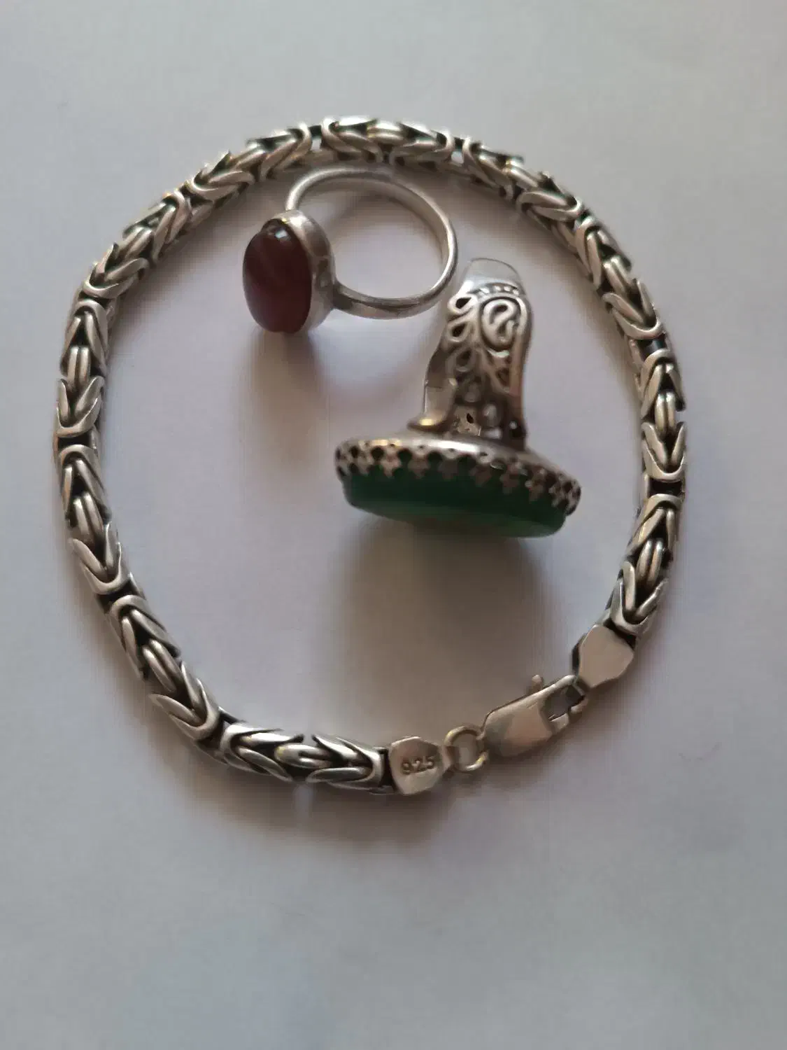 انگشتر دسبند شمش نقره|جواهرات|مراغه, |دیوار