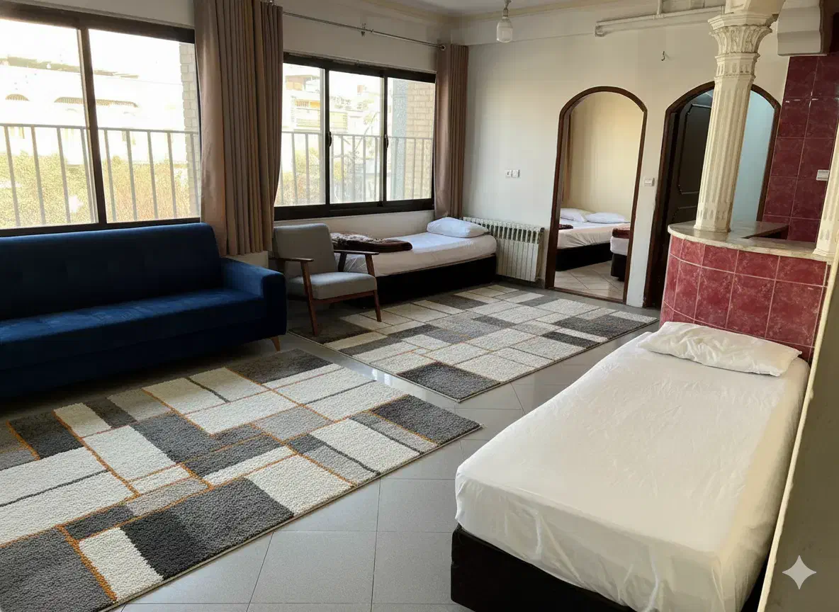 سویت آپارتمان|اجارهٔ کوتاه‌مدت آپارتمان و سوئیت|مشهد, عنصری|دیوار