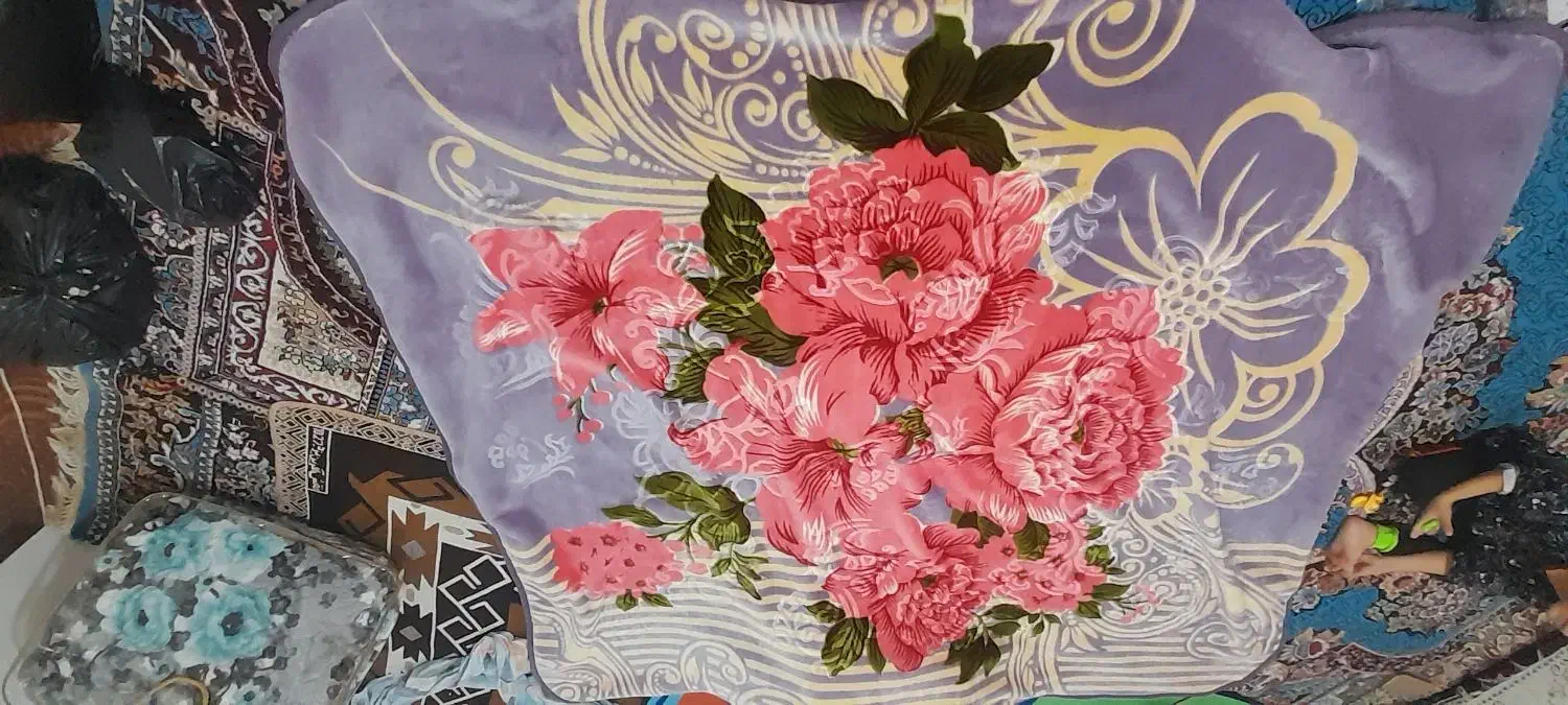 پتو گلبافت|رختخواب، بالش، پتو|بندر ماهشهر, |دیوار