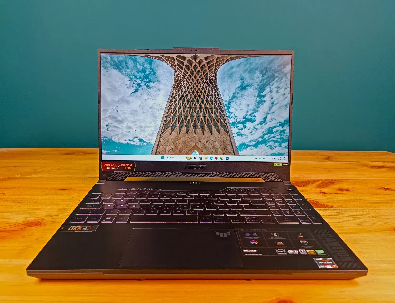 لپ تاپ گیمینگ - رم 16 - 4060 - یک ترا - رایزن 7 HS|رایانه همراه|مشهد, ارشاد|دیوار