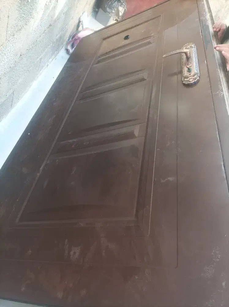 درب ضد سرقت با چهار چوب فلزی درحد نو|مصالح و تجهیزات ساختمان|دیواندره, |دیوار