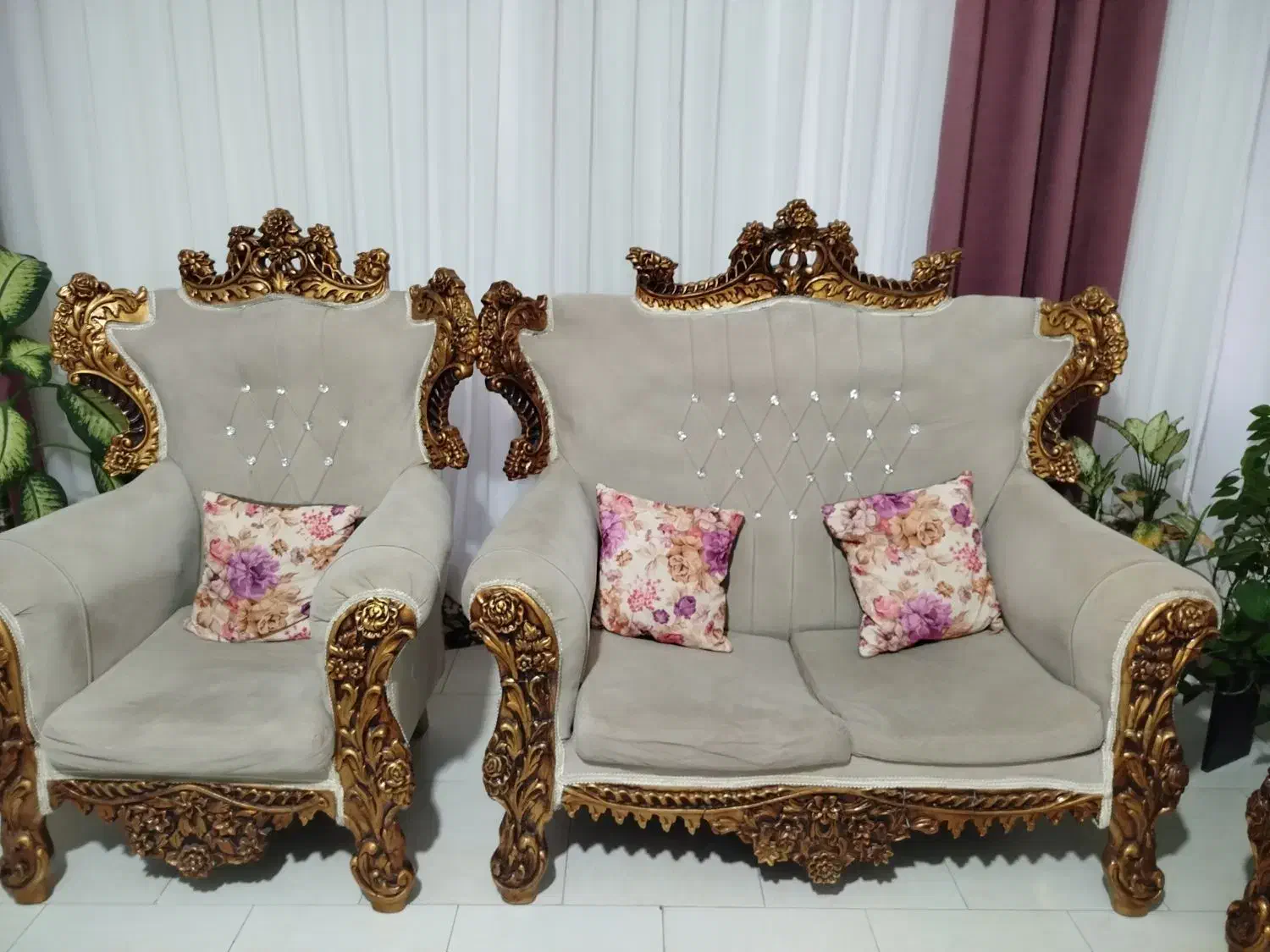 مبل سلطنتی|مبلمان خانگی و میز عسلی|محمدیه-قزوین, |دیوار