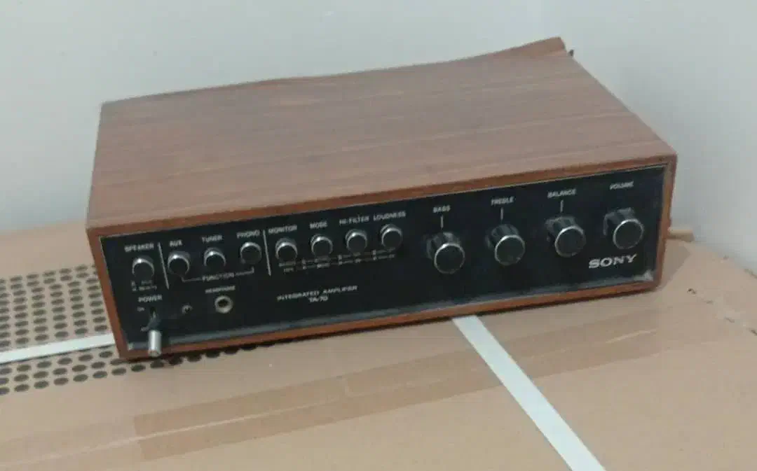 فروش آمپلی فایر قدیمی سونی TA-70|سیستم صوتی خانگی|شیراز, شهرک والفجر|دیوار