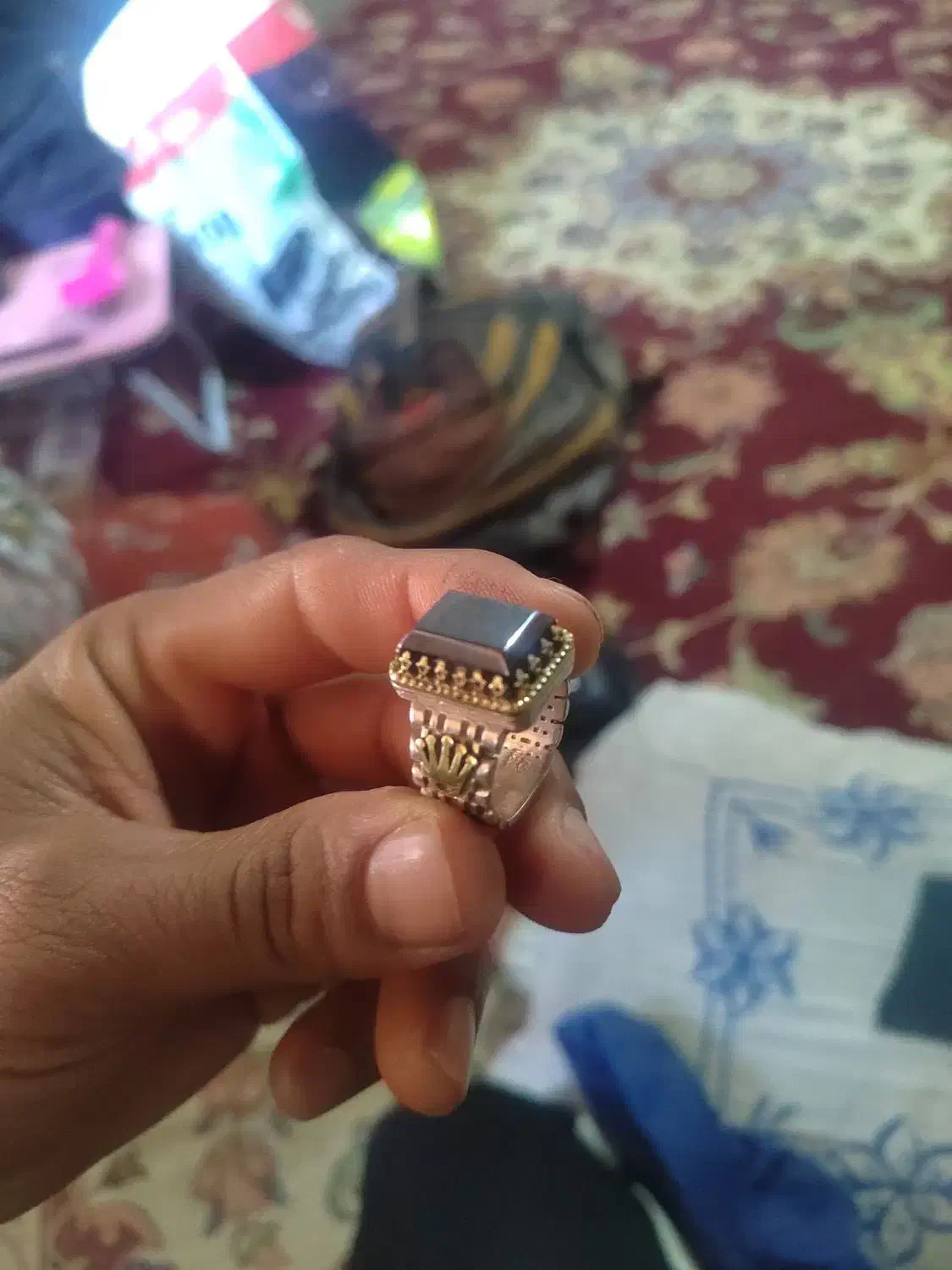 انگشتر مردانه نقره|جواهرات|کیش, |دیوار