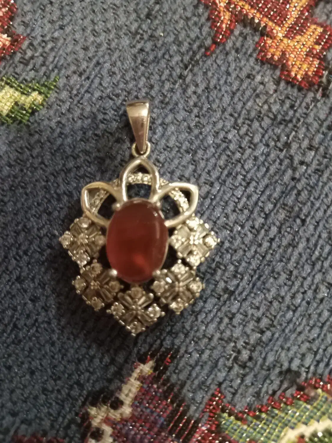 گردنبند نقره عقیق|بدلیجات|قزوین, |دیوار