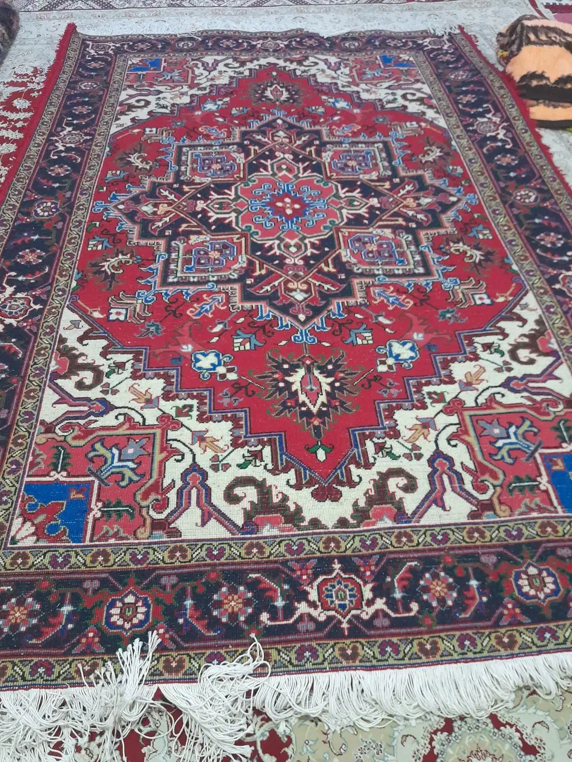 یک جفت فرش ۶ متری هریس تاجری|فرش|هریس, |دیوار