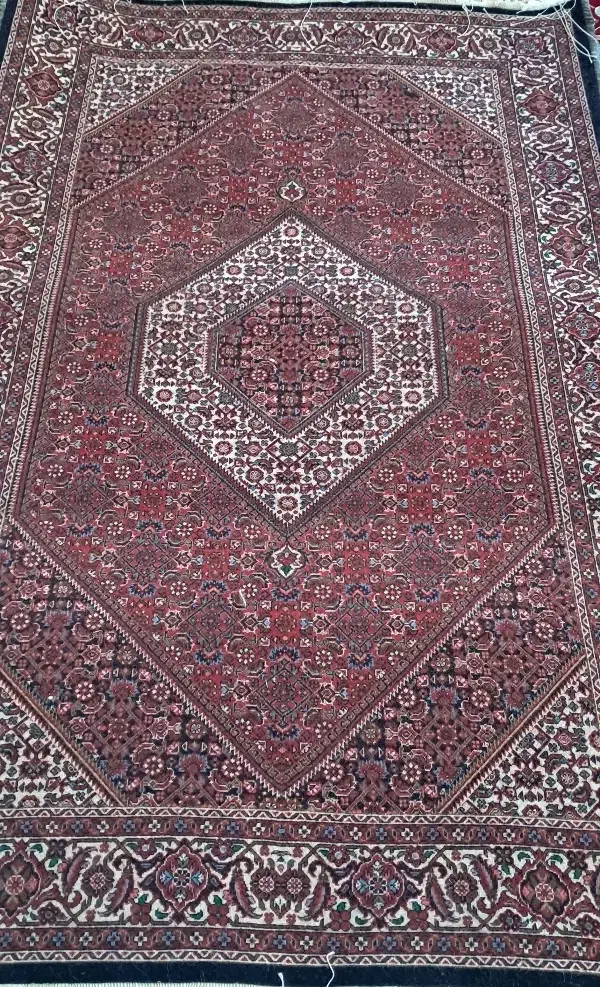 فرش دستباف نو قالیچه با خامه باختر|فرش|ایجرود, |دیوار