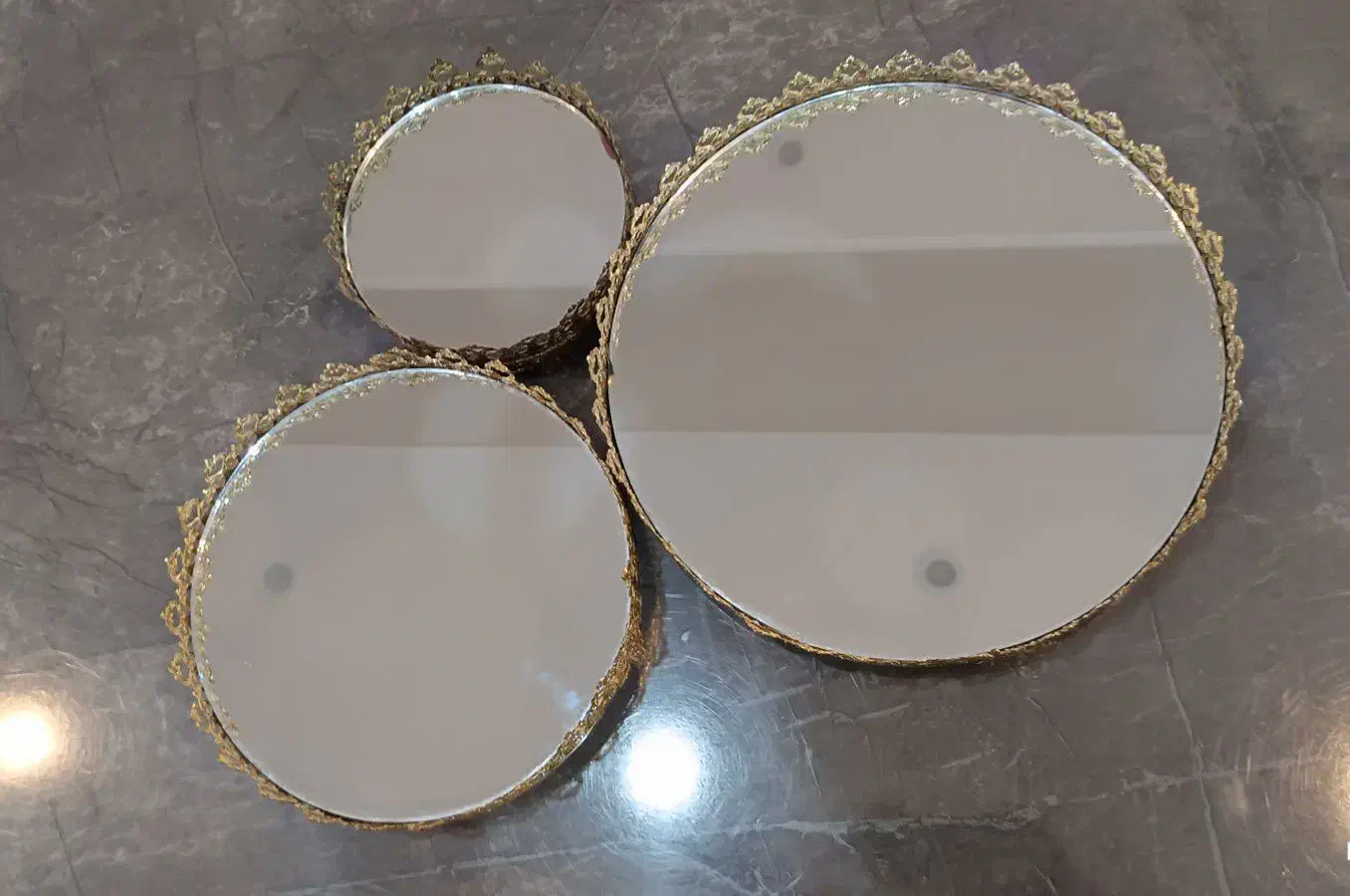 سینی آینه ای|ظروف سرو و پذیرایی|گنبد کاووس, |دیوار