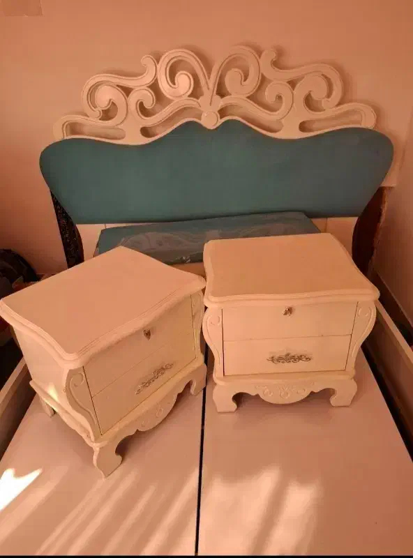 تخت دونفره و بوفه|تخت و سرویس خواب|رودسر, |دیوار