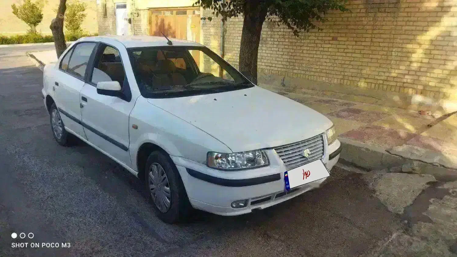 سمند LX EF7 سفید مدل 92 کارکرد 350|خودرو سواری و وانت|فرخ‌شهر, |دیوار