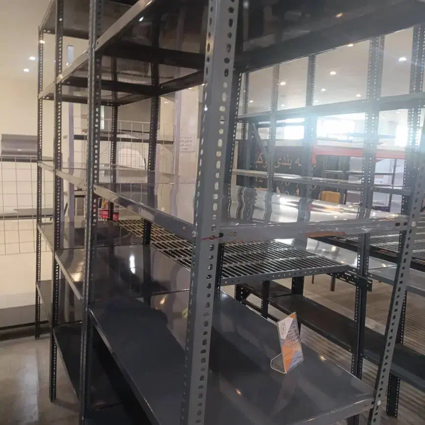 قفسه طوسی رنگ انبار|فروشگاه و مغازه|رباطکریم, شهرک صنعتی پرند|دیوار