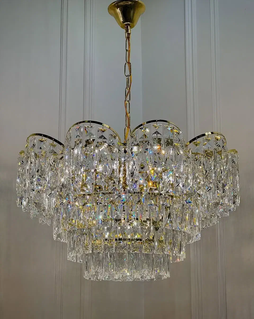 لوستر کریستالی ، لوستر کلاسیک 20تا 36 جا لامپ|لوستر و چراغ آویز|تهران, آذربایجان|دیوار