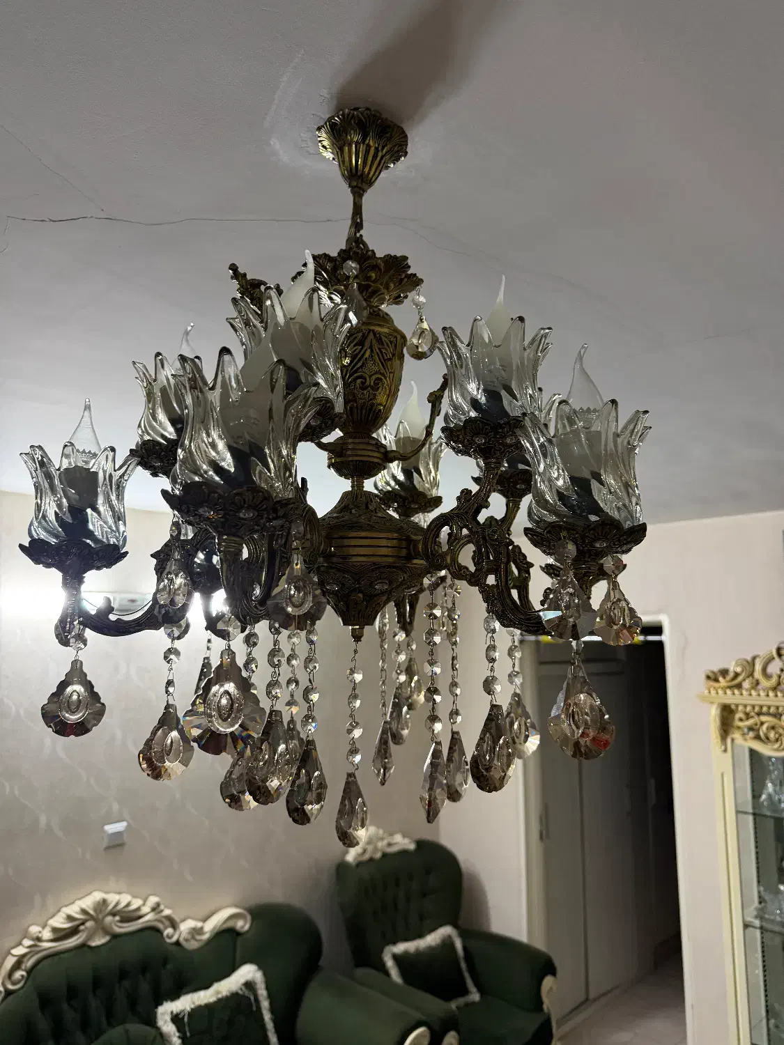 لوستر برنز|لوستر و چراغ آویز|کرج, حیدرآباد|دیوار