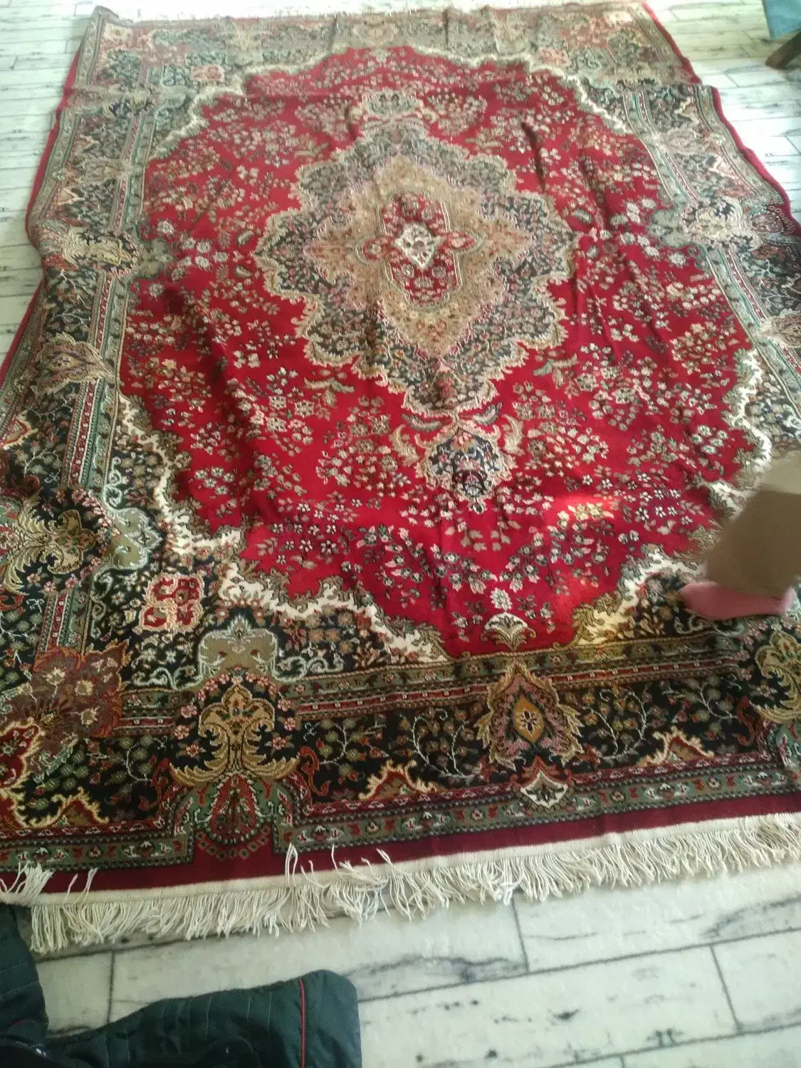 فرش ماشینی ۶متری وکناره۶متری|فرش|سهند, |دیوار