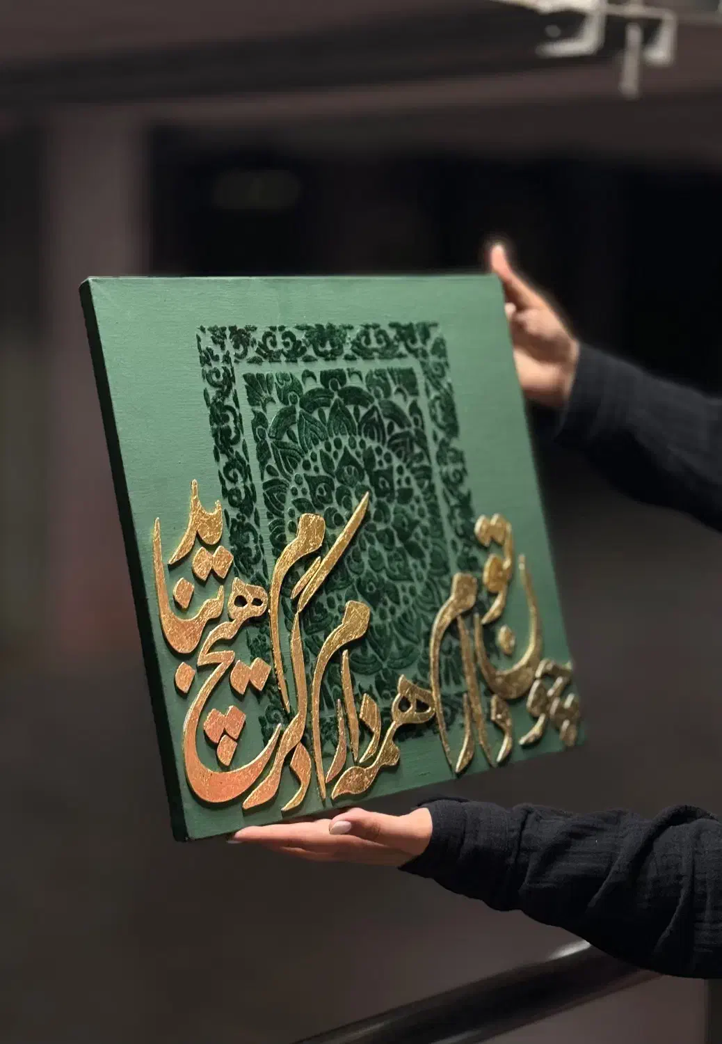تابلو زمینه مخملی|تابلو، نقاشی، عکس|قم, شهرک قدس|دیوار