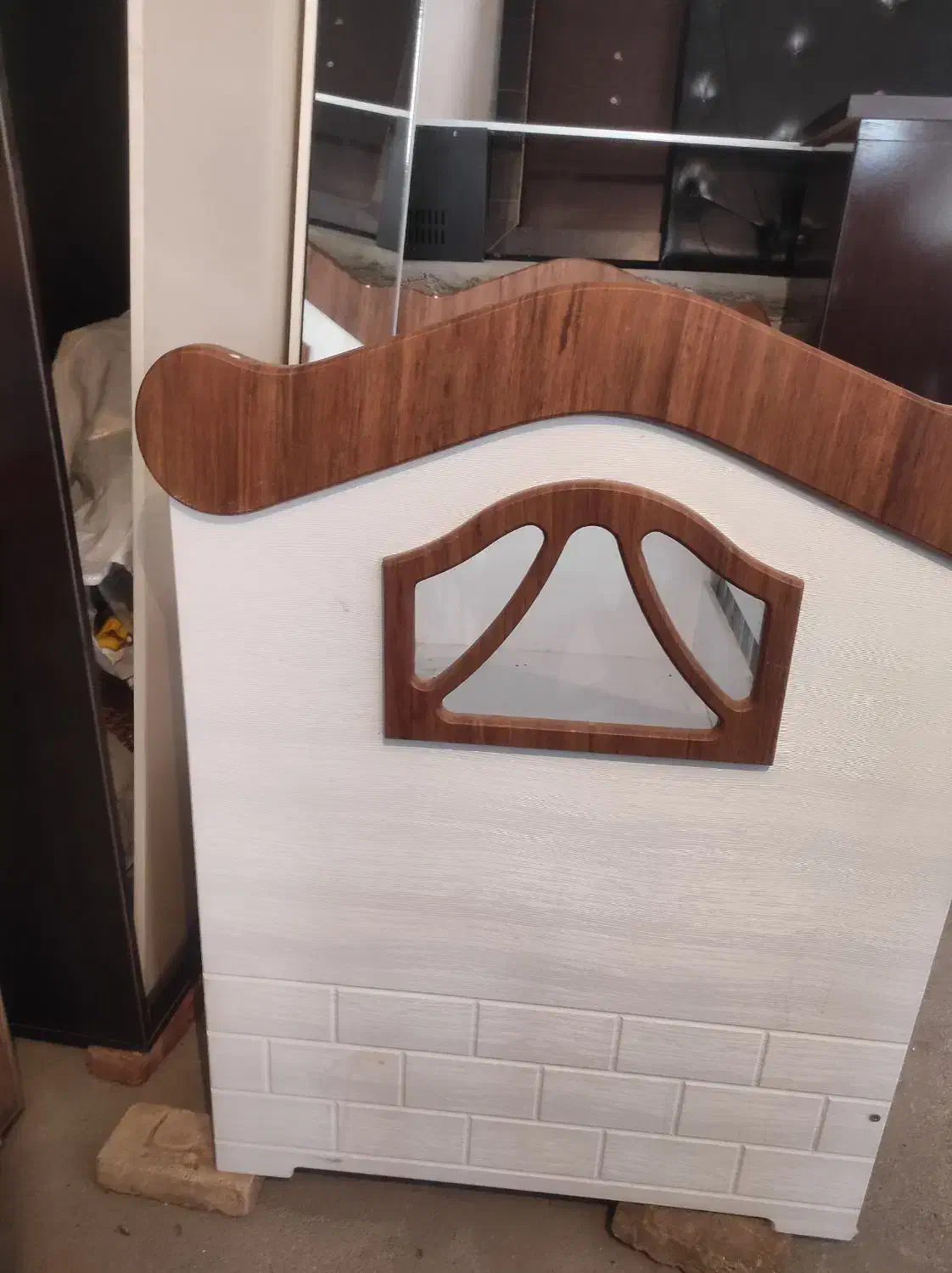 تختخواب کودک به همرا تشک خوشخواب و چراغ اتاق کودک|تخت و سرویس خواب|شاهین دژ, |دیوار