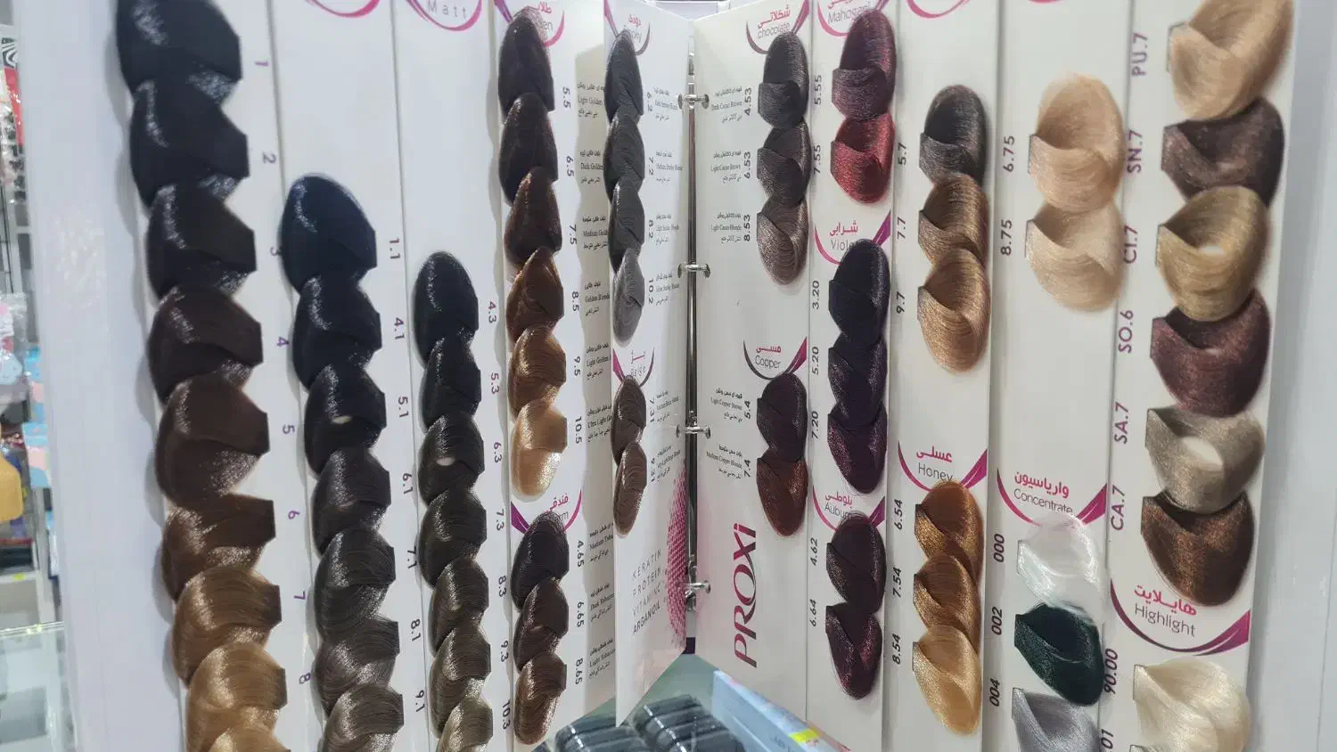 کاتالوگ رنگ پروکسی|آرایشی، بهداشتی، درمانی|مشهد, الهیه|دیوار