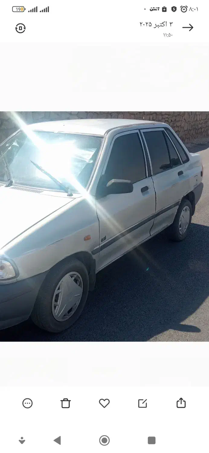 پراید۸۶دوررنگ|خودرو سواری و وانت|مسجد سلیمان, |دیوار