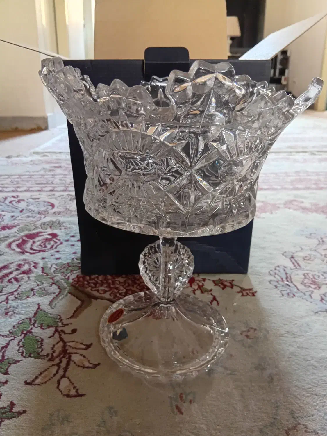 شکلات خوری پایه دار بوهمیا اصلی|ظروف سرو و پذیرایی|تهران, آبشار|دیوار