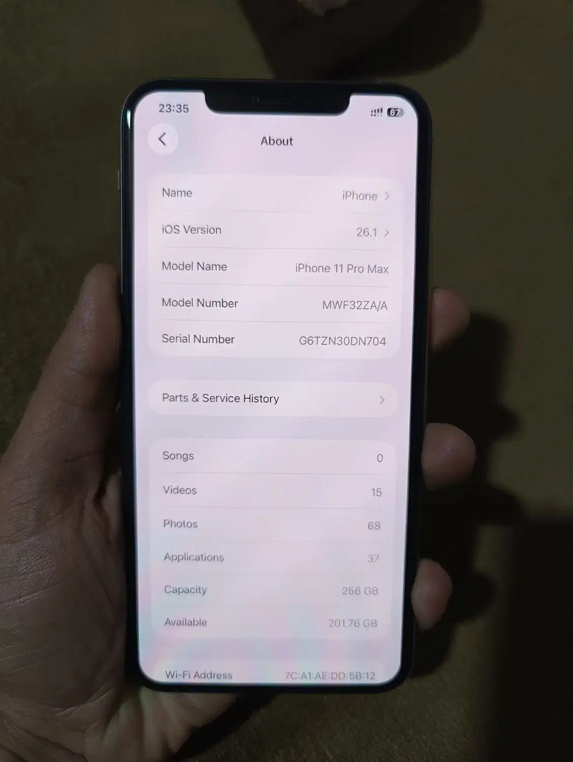 گوشی iphone 11pro max|موبایل|مشهد, نظام دوست|دیوار