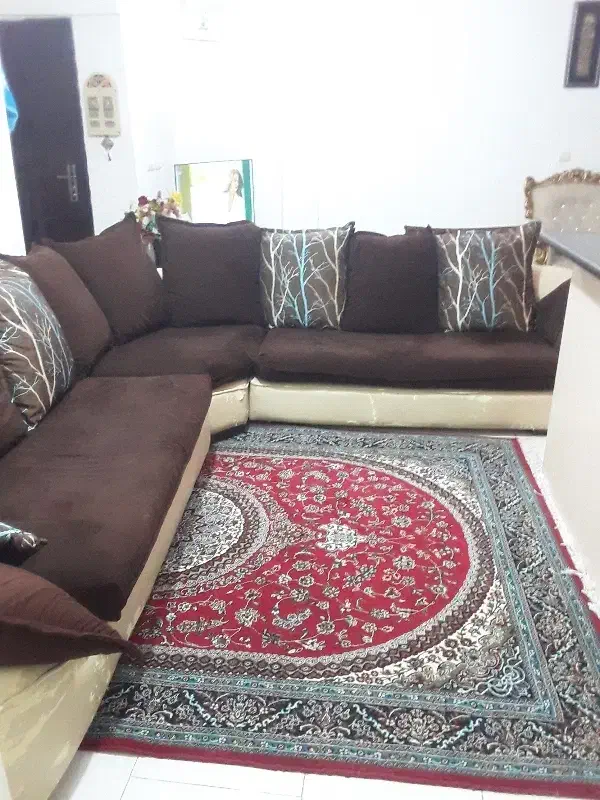 مبل راحتی ۷نفره ال|مبلمان خانگی و میز عسلی|محمدیه-قزوین, |دیوار