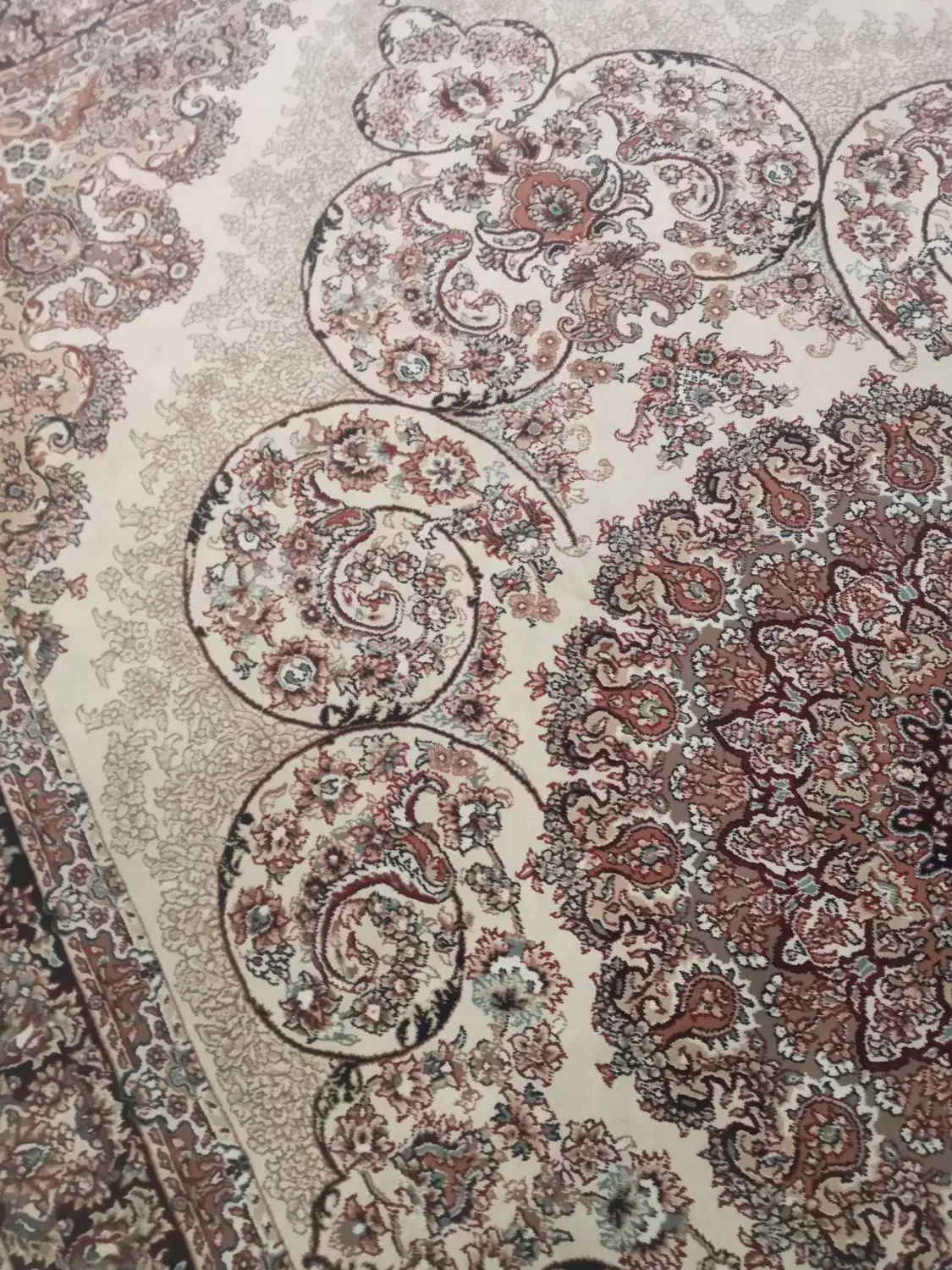 یک جفت فرش ۶متری ۷۰۰ شانه ۲۵۵۰ تراکم|فرش|اردبیل, |دیوار