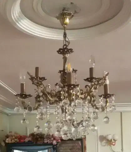 لوستر برنز|لوستر و چراغ آویز|همدان, |دیوار