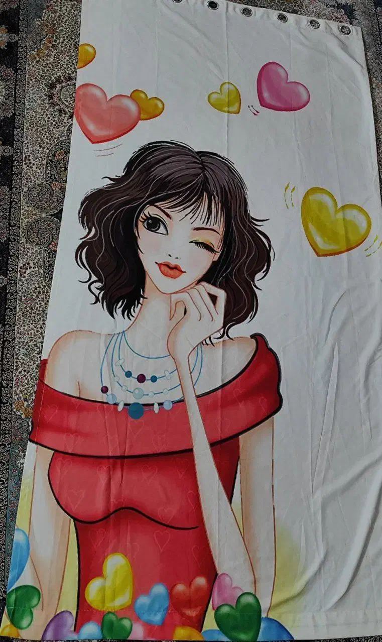 پرده پانچ اتاق خواب دخترانه|پرده، رانر، رومیزی|تهران, ابوذر|دیوار