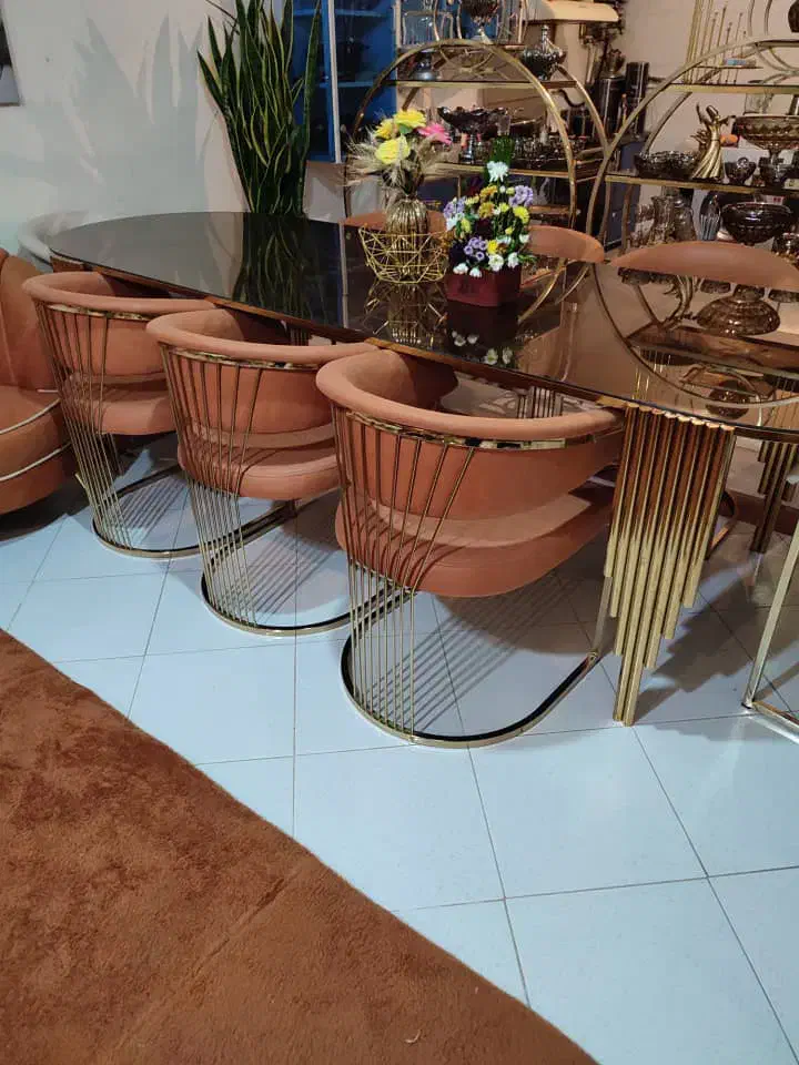 میز غذاخوری هشت نفره|میز و صندلی غذاخوری|شاهین‌شهر, شهرک گلدیس|دیوار