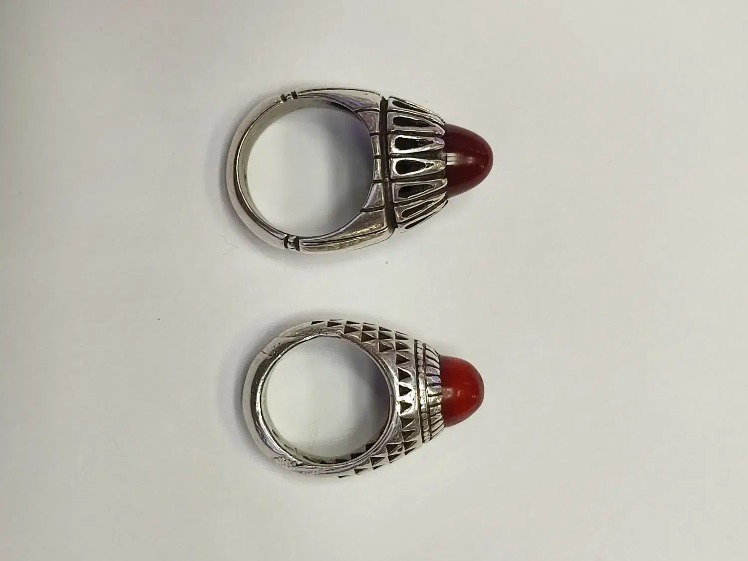 دو عدد عکس انگشتر جهت فروش با سنگ عقیق|جواهرات|تبریز, |دیوار