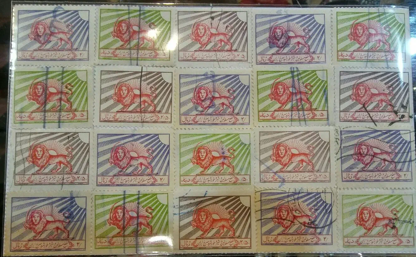 تمبر قدیمی ایرانی|کلکسیون سکه، تمبر، اسکناس|قزوین, |دیوار