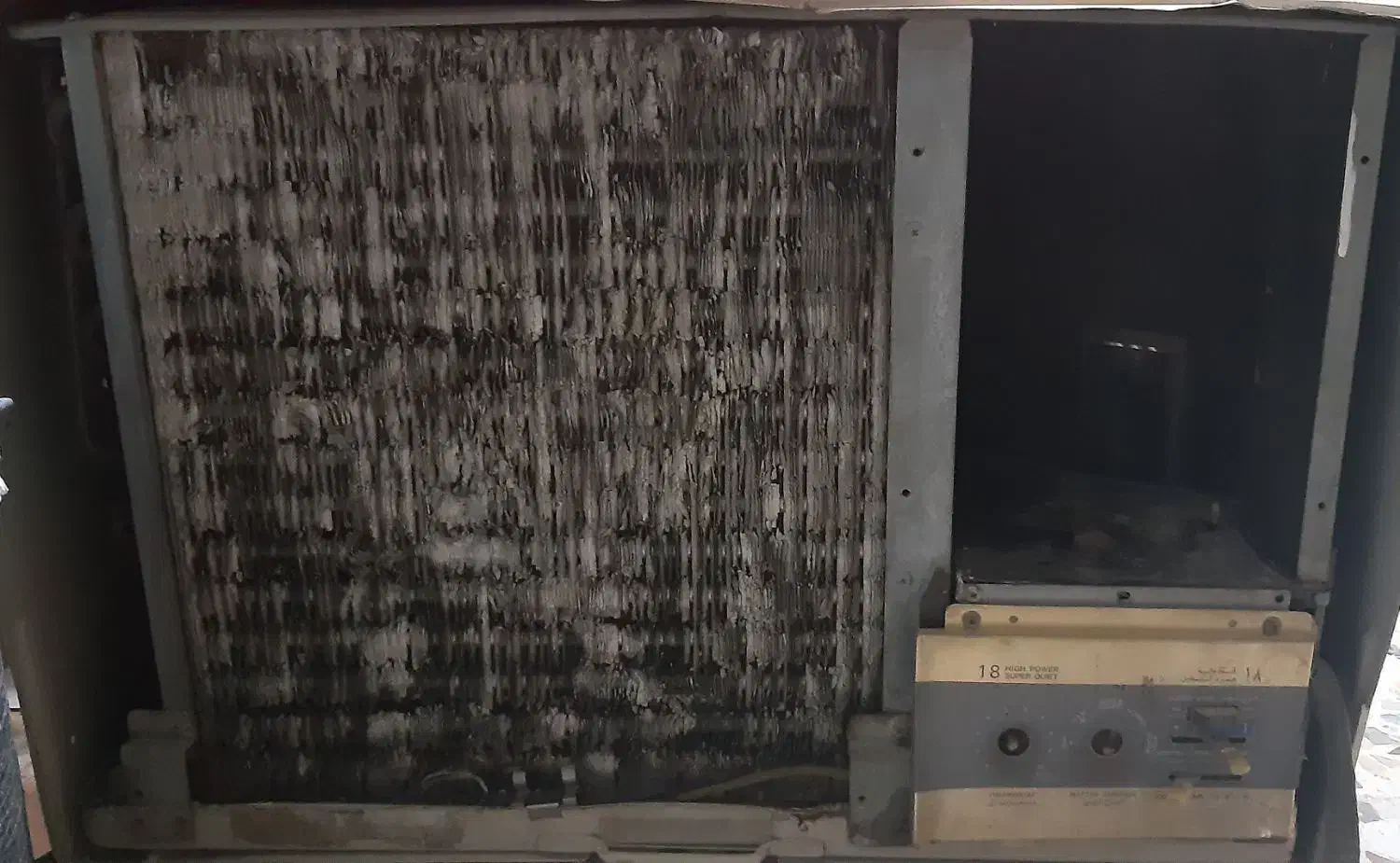 کولر گازی پنجره ای اوجنرال|کولر گازی و فن‌کوئل|ریز, |دیوار