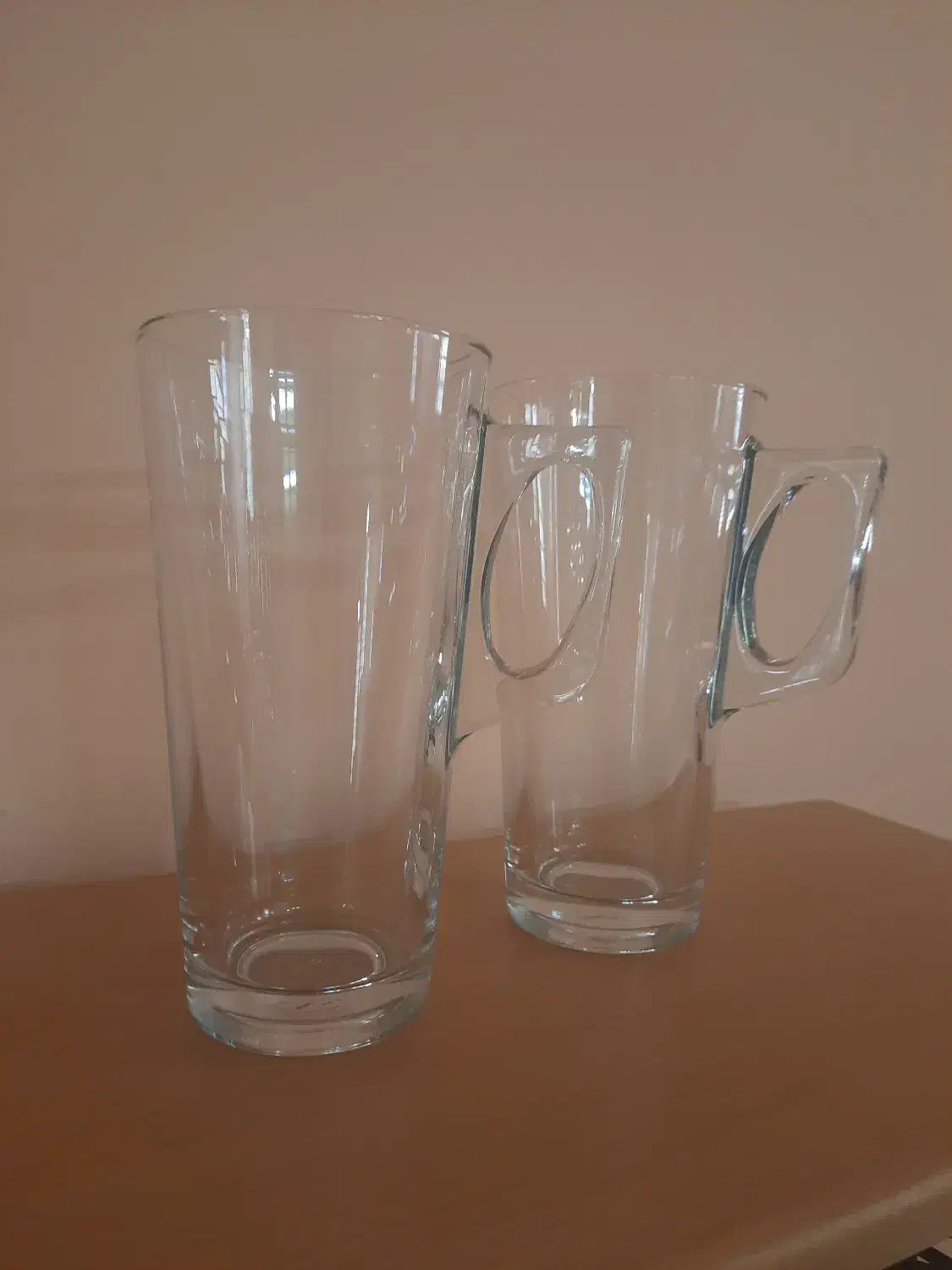 لیوان شیشه ای دسته دار|ظروف سرو و پذیرایی|شیراز, حومه شیراز|دیوار