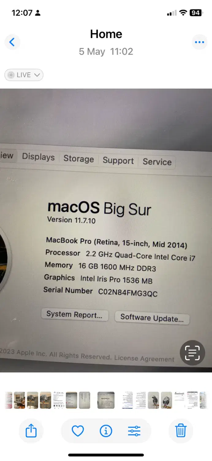 مک بوک پرو|رایانه همراه|تهران, پونک|دیوار