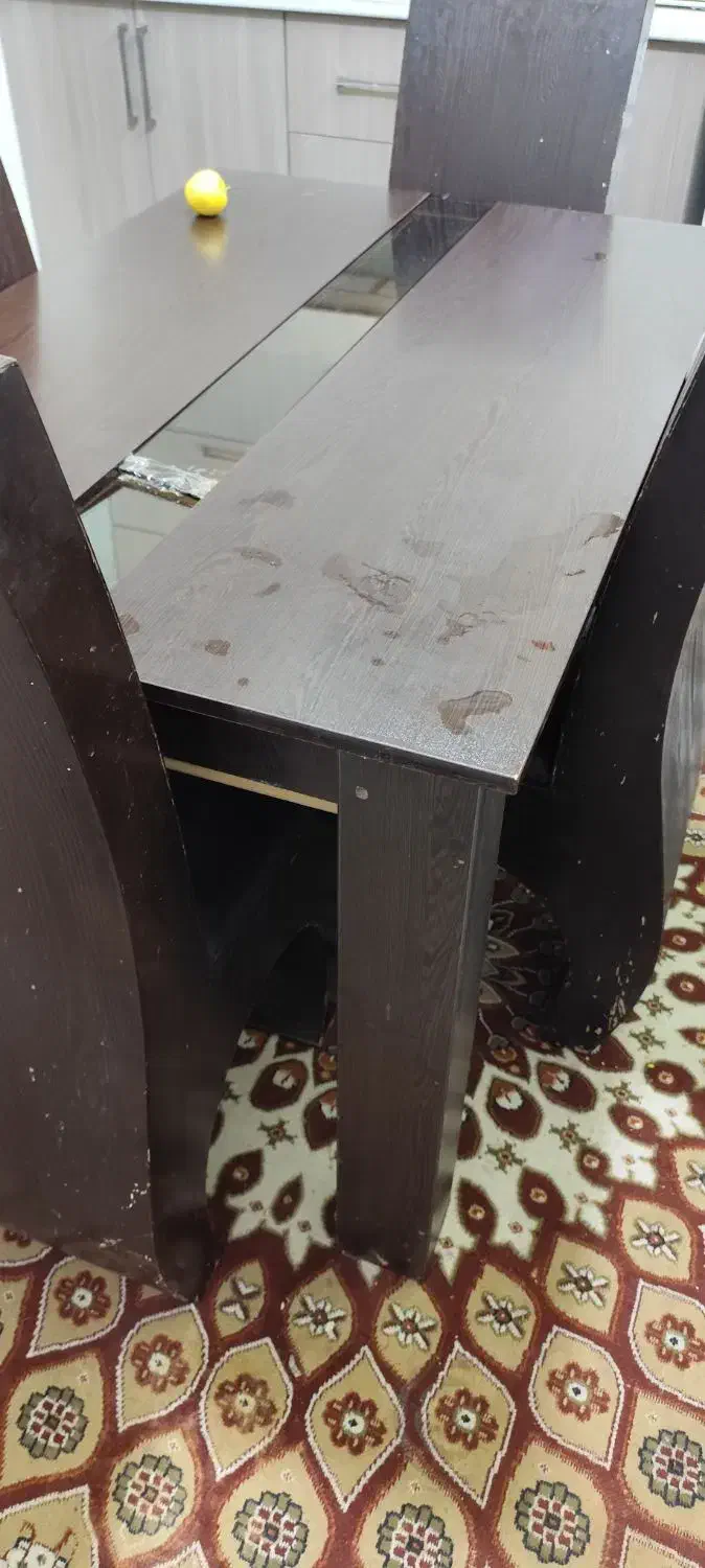 میز نهار خوری|میز و صندلی غذاخوری|قم, براسون|دیوار