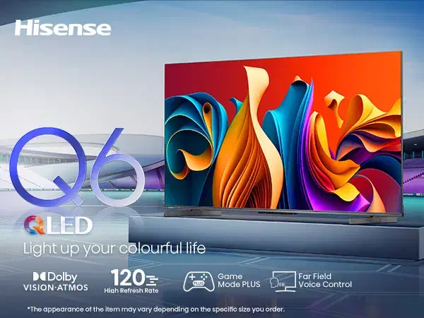 هایسنس Q6n گیمینگ ۱۲۰ هرتزی|تلویزیون و پروژکتور|مشهد, شاهد (شهرک غرب)|دیوار