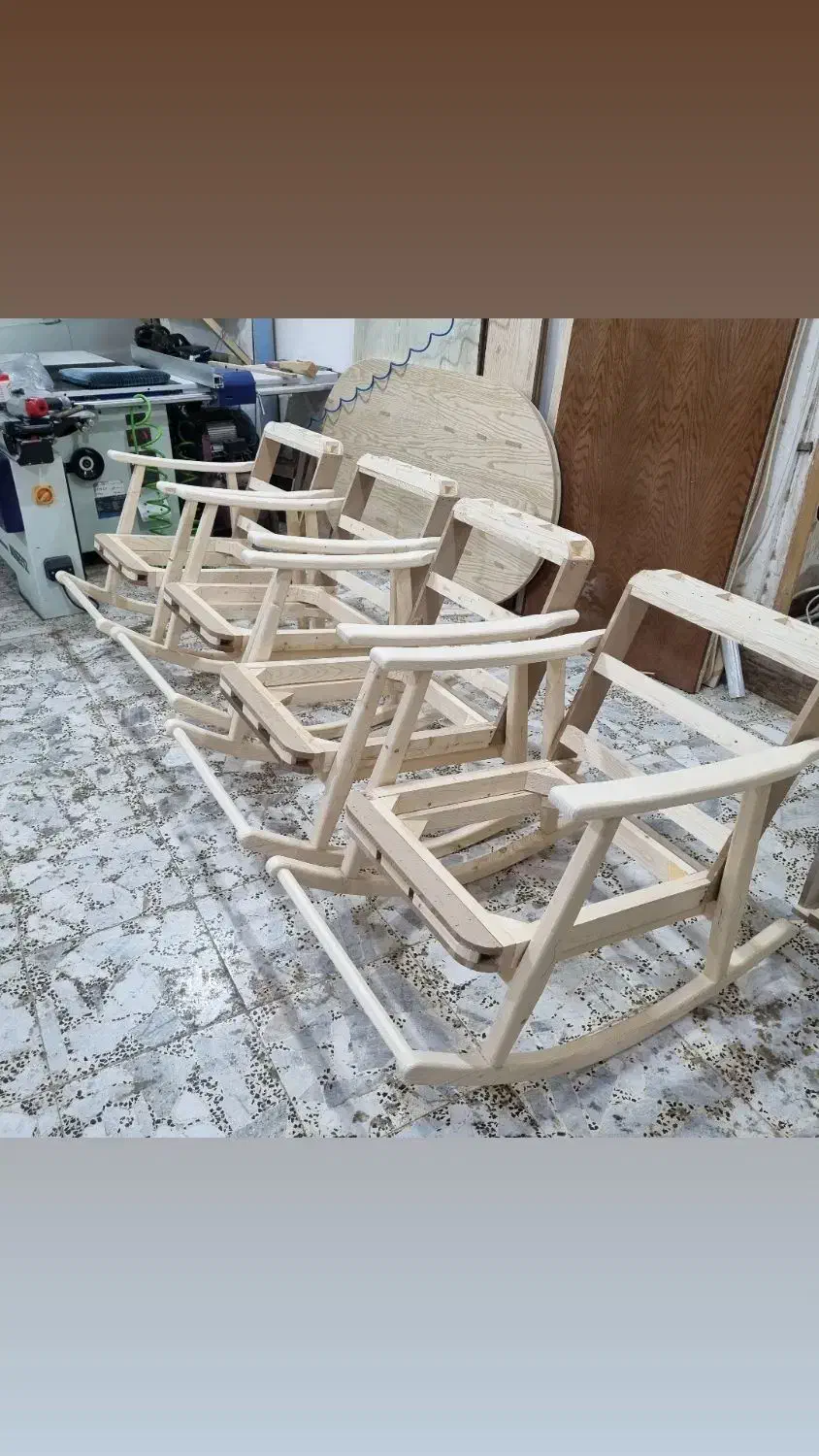 صندلی راک مادر بزرگ راحتی|صندلی و نیمکت|رشت, چله خانه|دیوار