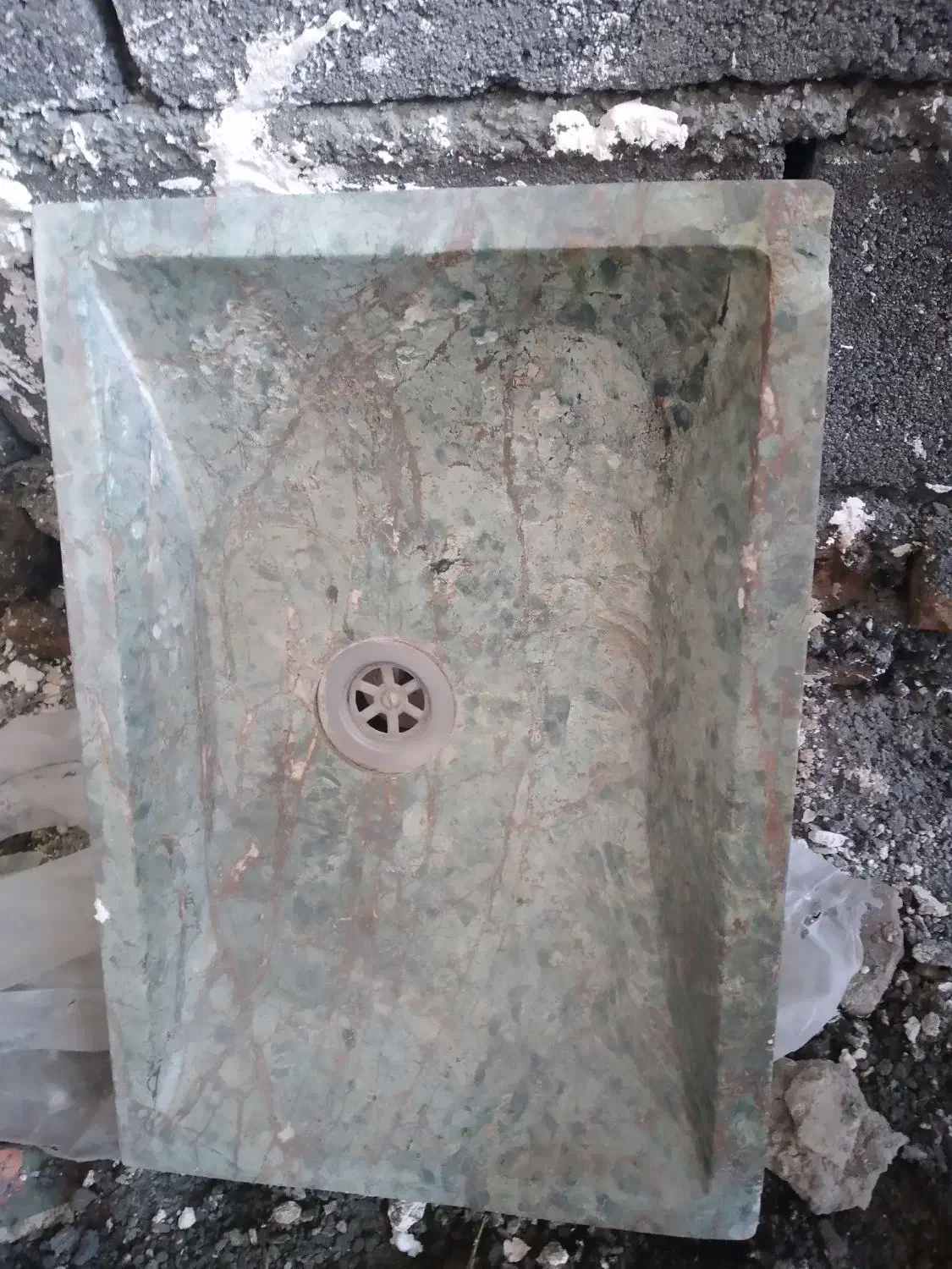 کاسه روشویی سنگ یک تیکه|لوازم سرویس بهداشتی|سنندج, |دیوار