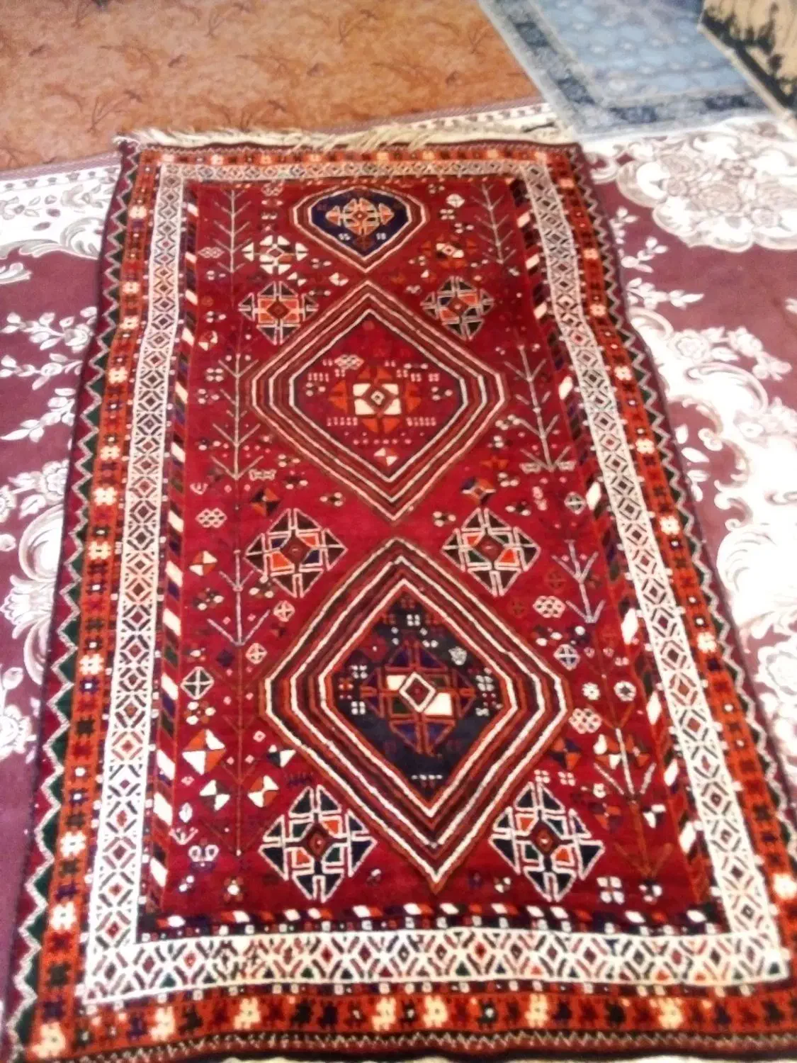 قالی ترکی دست بافت|فرش|جره و بالاده, |دیوار