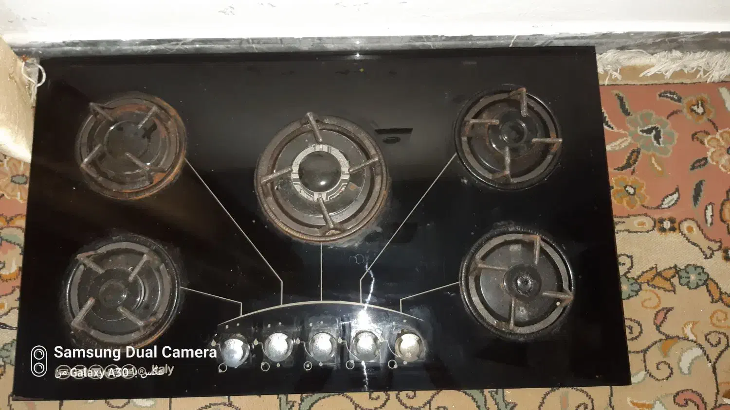 گازرومیزی ۵شعله درجه یک بدون ترملکوب|اجاق گاز و لوازم برقی پختوپز|چمستان, |دیوار